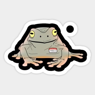 Frog - "Hello, my name is Prince" Sticker